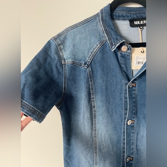 NWT SER.O.YA Fallon Jumpsuit in Bayside - Picture 9 of 11